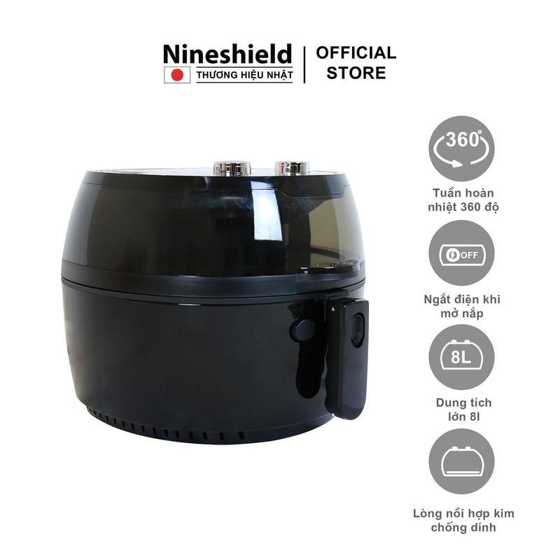 Nồi Chiên Không Dầu 8L Nineshield Loại Cơ KB-6001M - Hàng chính hãng