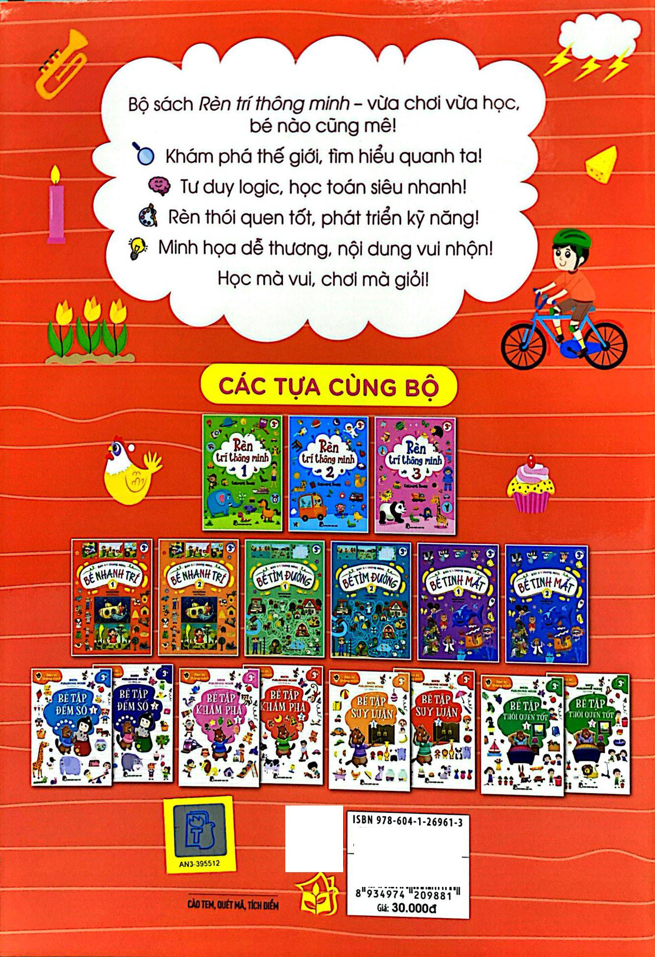 Sách - Rèn Trí Thông Minh - Bé Tập Khám Phá - Tập 2