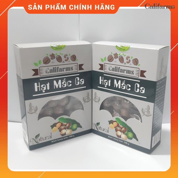 Hạt Mắc Ca Califarms 1KG (Gồm 2 hộp, Mỗi hộp 500g)