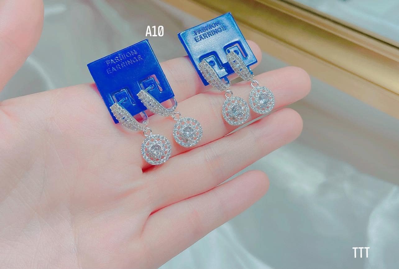 Bông tai bạc thời trang cá tính chất liệu bằng bạc s925 SA0050 - Bạc trang sức PKG