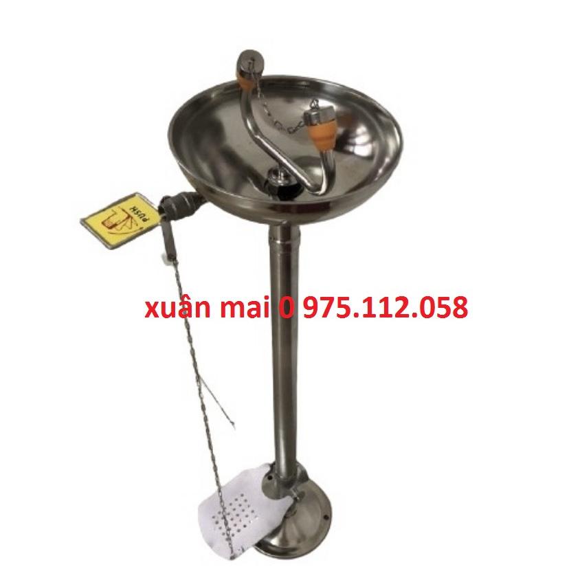 Bồn rửa mắt khẩn cấp loại đứng có chân đạp
