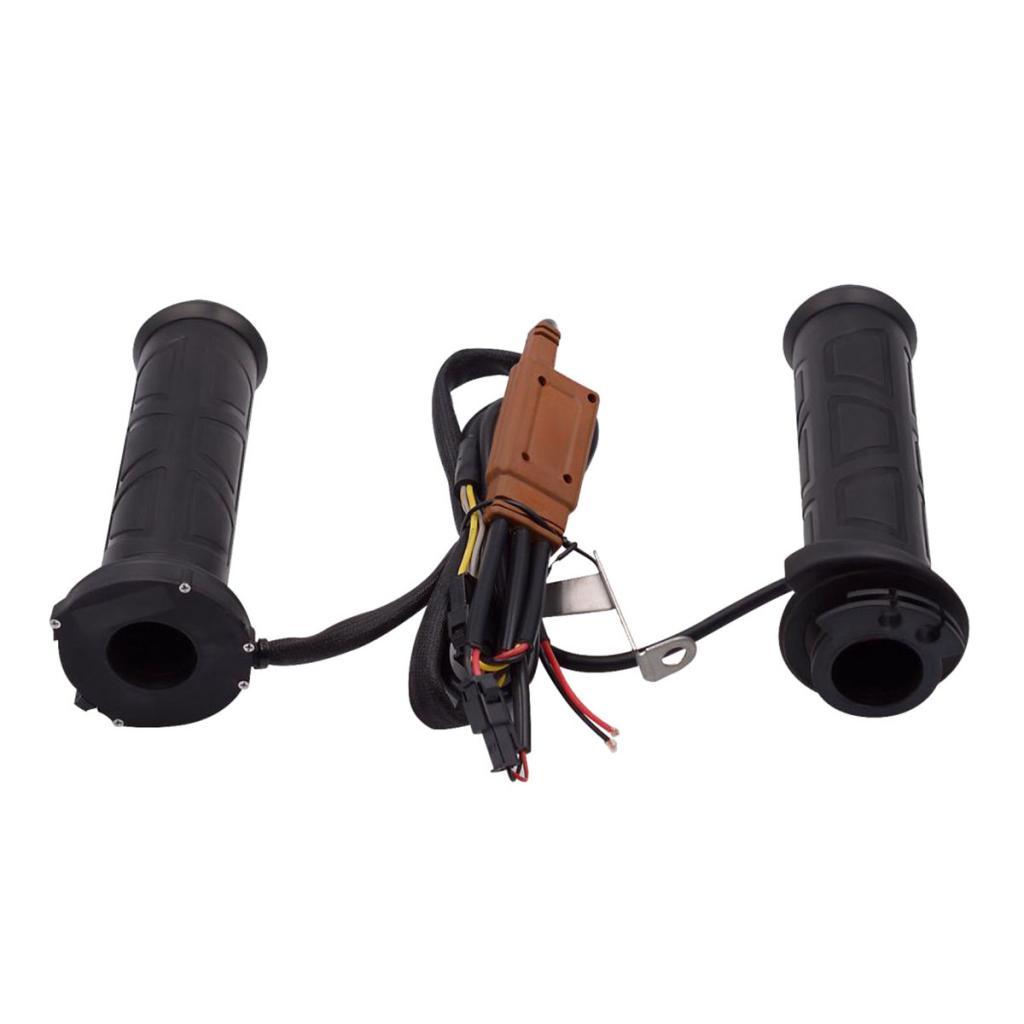 Heated Motorcycle Grips LEFT AND RIGHT 22mm / 7/8 Inch Handlebars