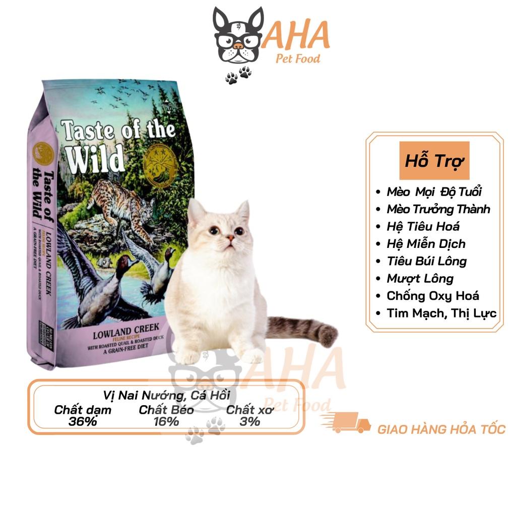 {Mới} Thức Ăn Cho Mèo Munchkin Bao 6.6kg Taste Of Wild Vị Chim Cút, Thịt Vịt, Rau Củ, Trái Cây Mượt Lông, Búi Lông