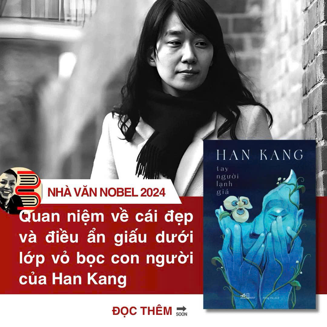 (Nobel văn chương 2024) TAY NGƯỜI LẠNH GIÁ – Han Kang – NXB Hội Nhà Văn - Nhã Nam