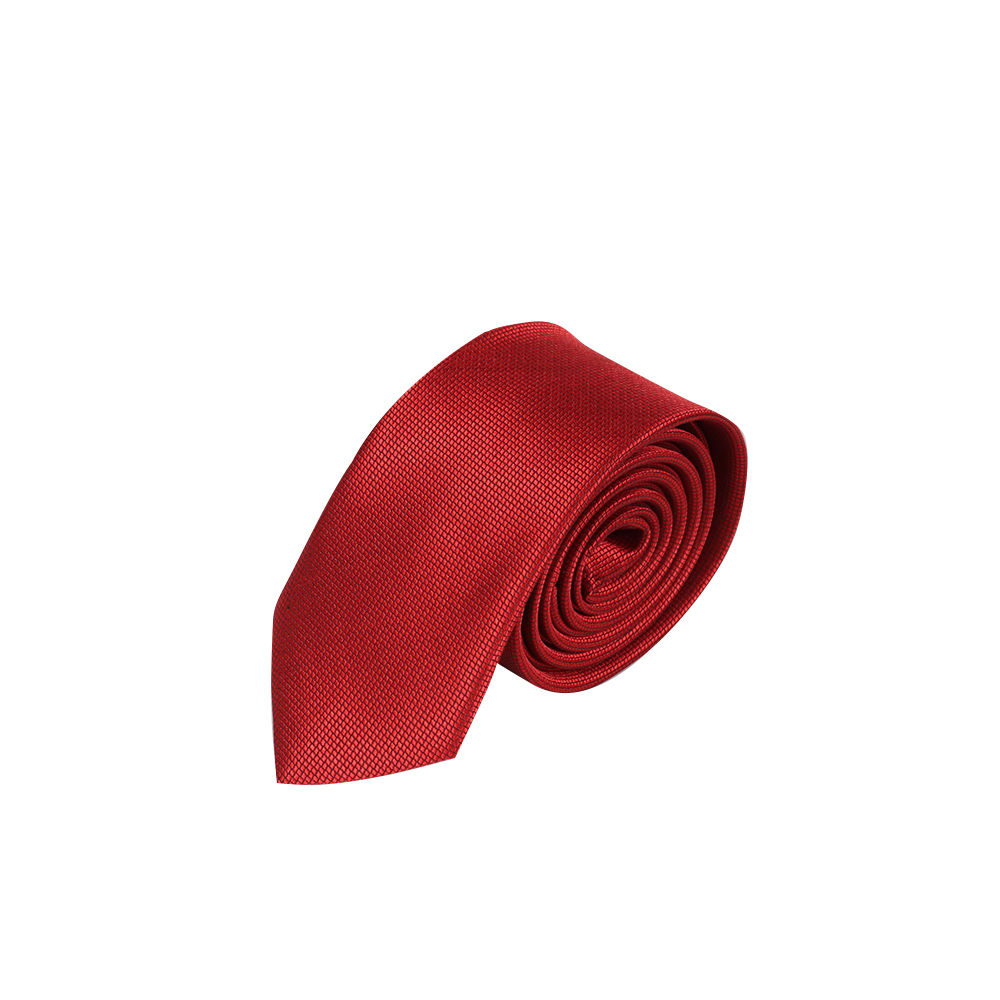 Cà vạt nam, cà vạt bản nhỏ, cà vạt 6cm-Cà vạt lẻ bản nhỏ 6cm màu đỏ trơn