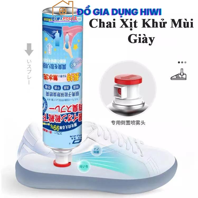 Chai Xịt khử mùi cho giày và tất, công nghệ nano bạc Khử mùi hiệu quả, diệt khuẩn 260ml