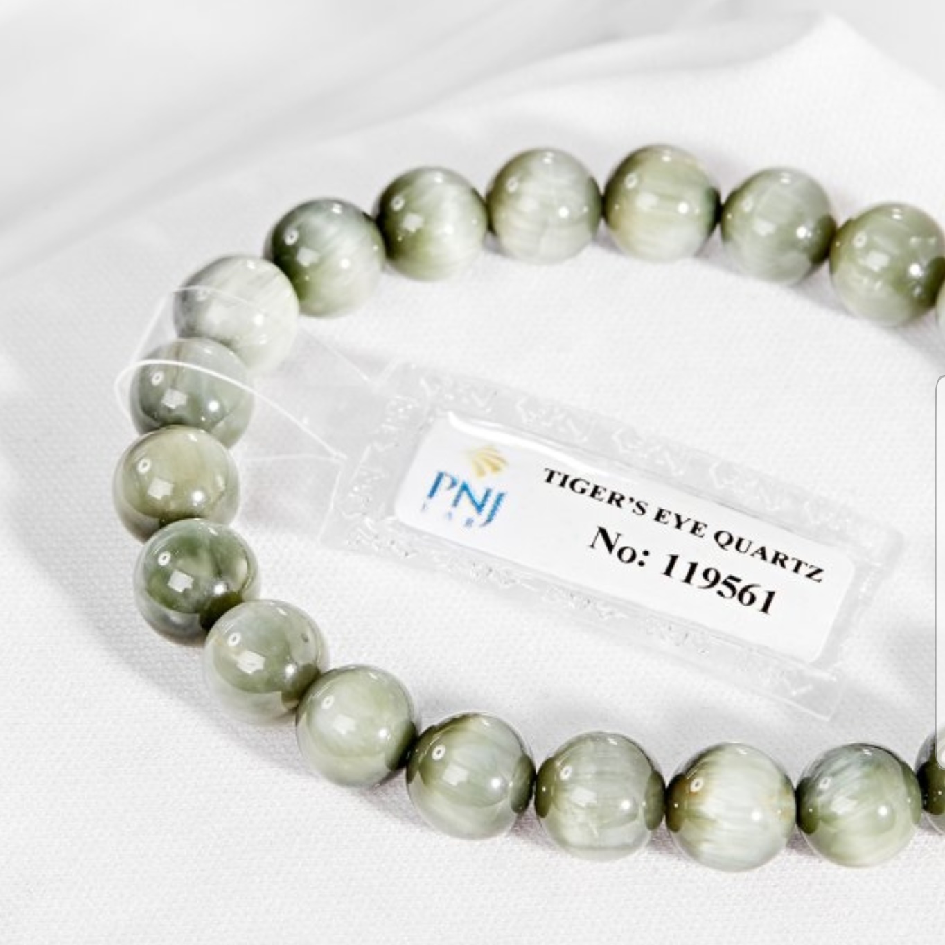 Lắc Tay Opal Mắt Hổ Xanh 8mm Kèm Giấy Kiểm Định