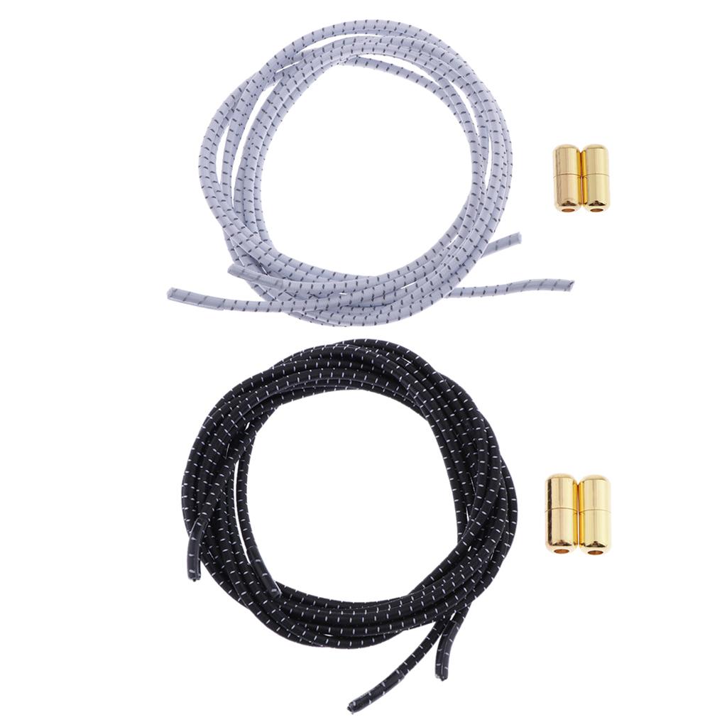 No Tie Shoelaces for Kids and Adults, Elastic Nylon No Tie Laces for Sneaker Shoes