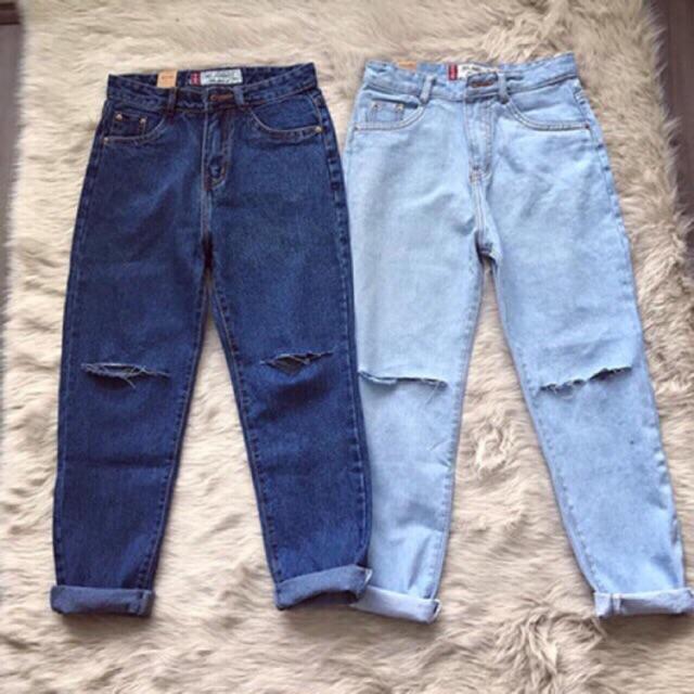 Quần Baggy rách gối CÓ BIG SIZE