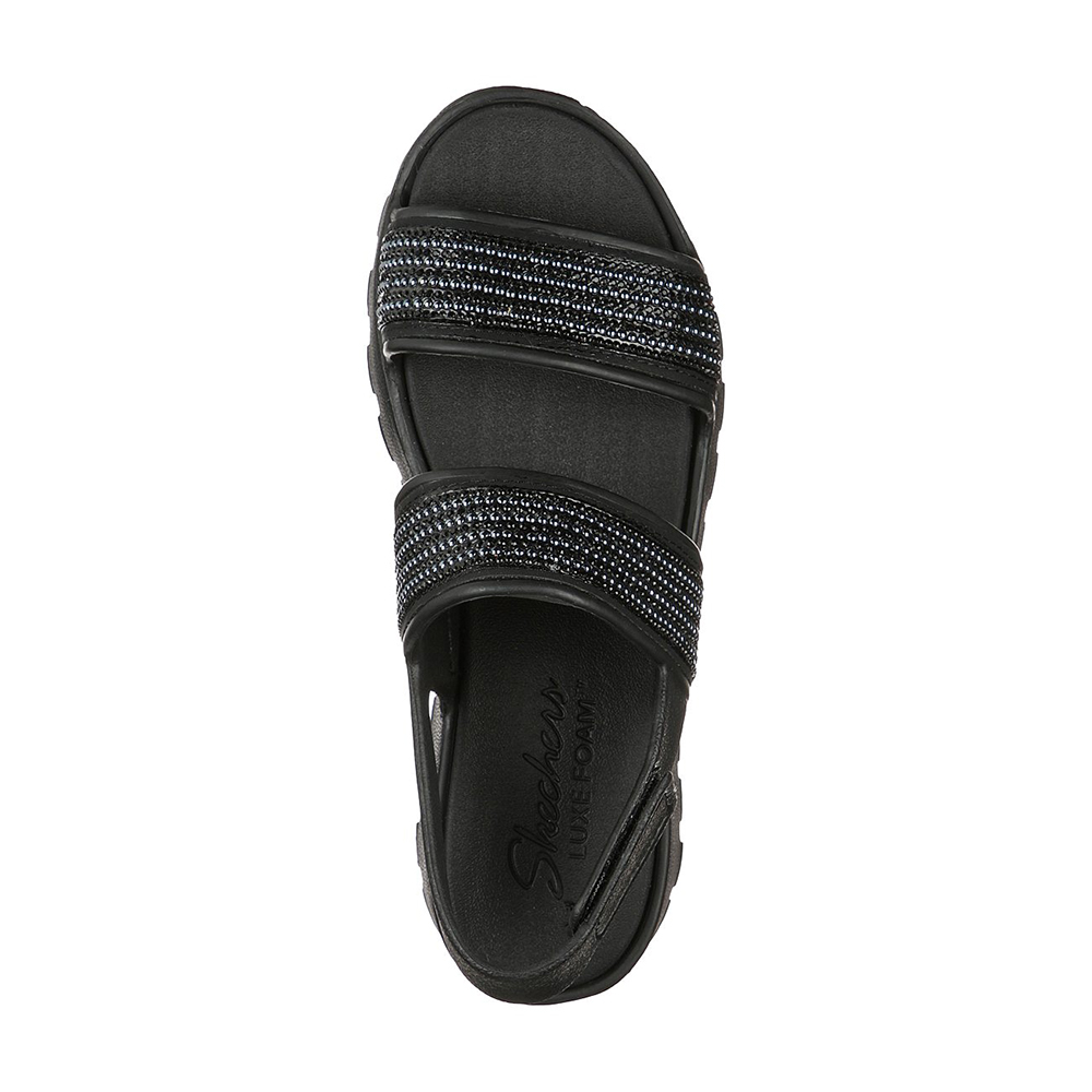 Skechers Nữ Xăng Đan Foamies Footsteps - 111099-BBK