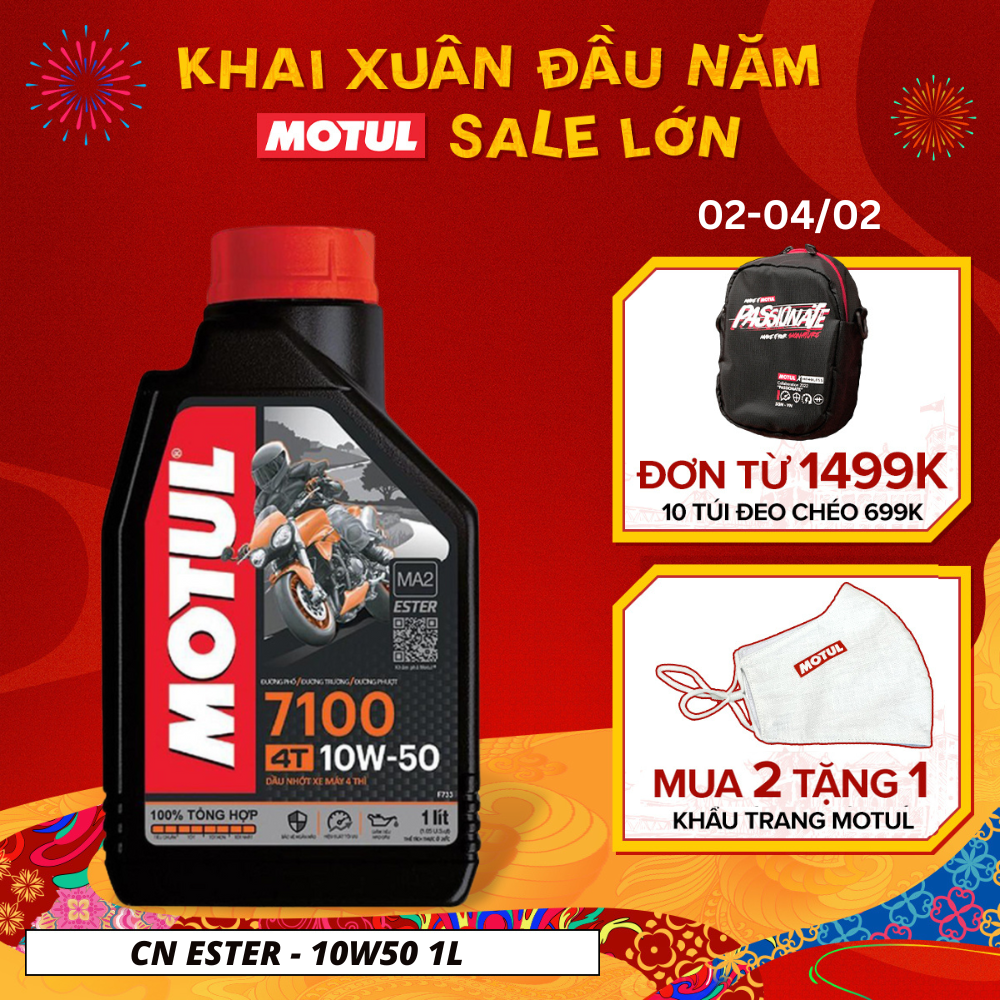 Dầu nhớt xe máy MOTUL 7100 4T 10W50 1L