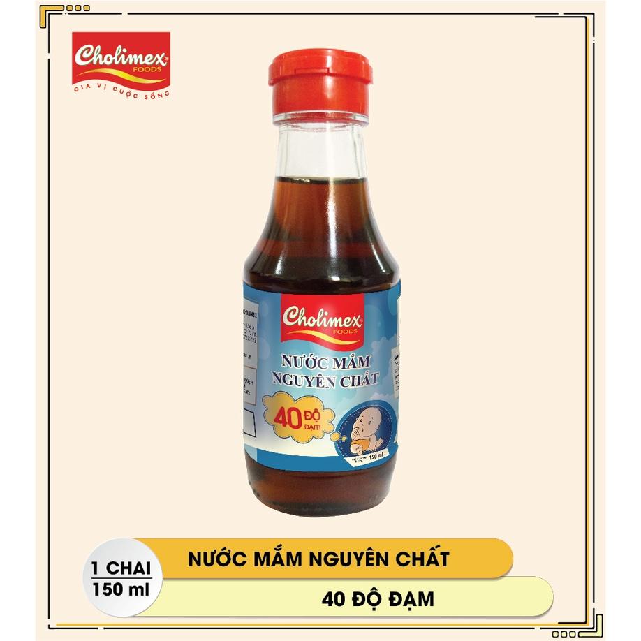 Nước Mắm Nguyên Chất  Cholimex 40 Độ Đạm 150ml (dùng được cho em bé)