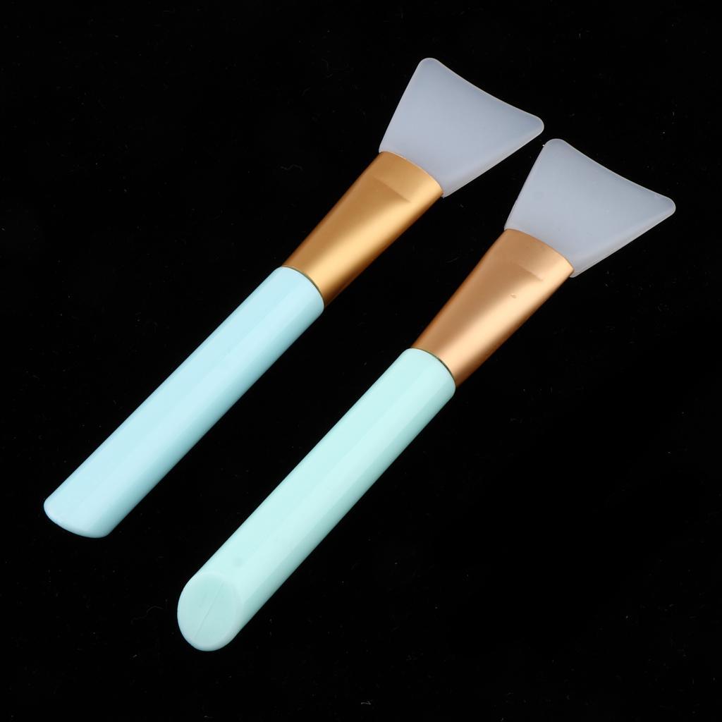 2x Silicone Face Mask Brushes Hairless Tools Pink