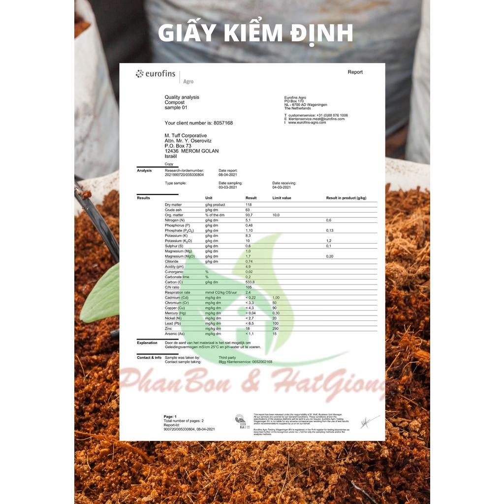 Xơ Dừa Nén, Mùn Dừa Nén, Đất nén Làm Giá Thể Trồng Cây 1.1KG - Shop Phân Bón và Hạt Giống