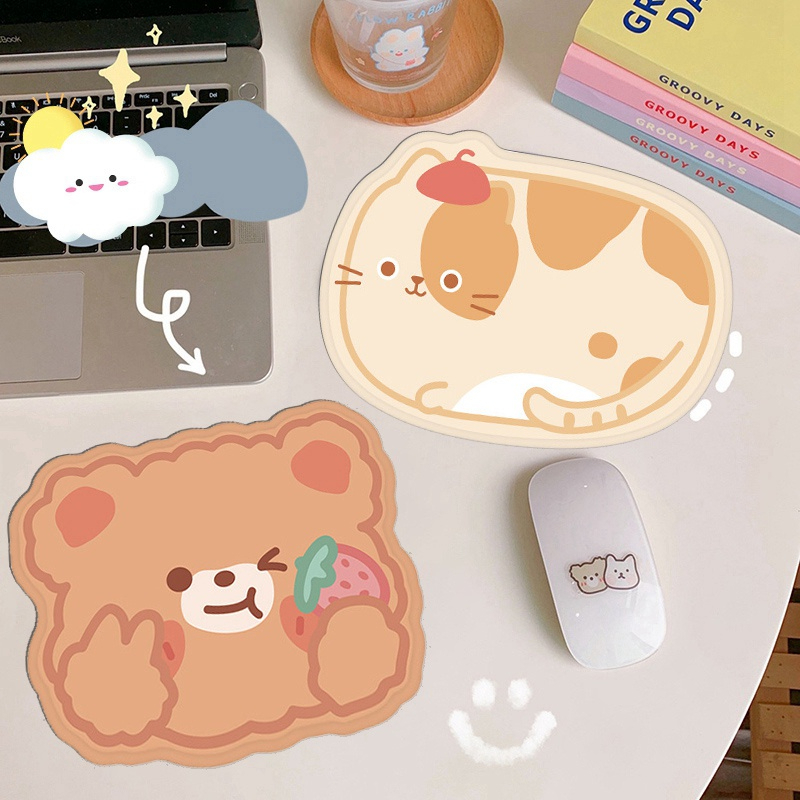 Miếng Lót Chuột Máy Tính Chống Trượt Hình Dễ Thương