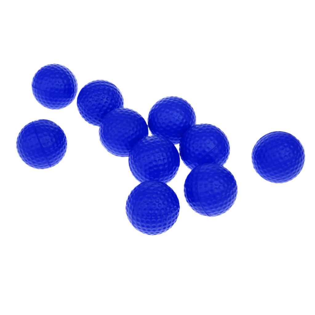 3x 10 Pieces PU Foam Sponge Soft Elastic Golf Balls for indoor and outdoor Golf Training Practice - Choice of Colors