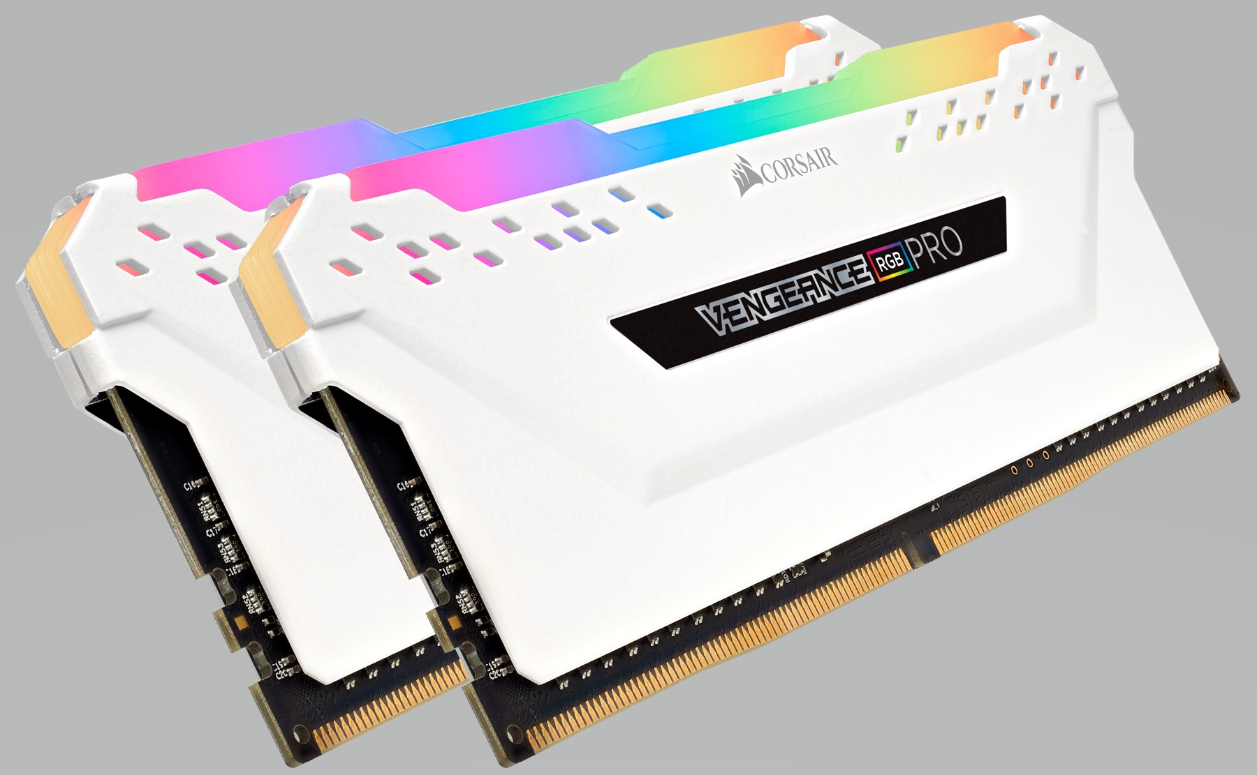 Bộ nhớ ram gắn trong Corsair DDR4 Vengeance RGB PRO Heat spreader,RGB LED, 3200MHz, CL16, 16GB (2x8GB) trắng - Hàng Chính Hãng