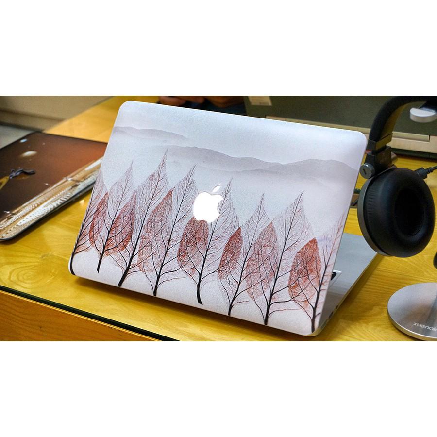 Case ,Ốp Macbook In Hình Lá Mùa Thu (tặng kèm nút chống bụi + chống gãy dây sạc)