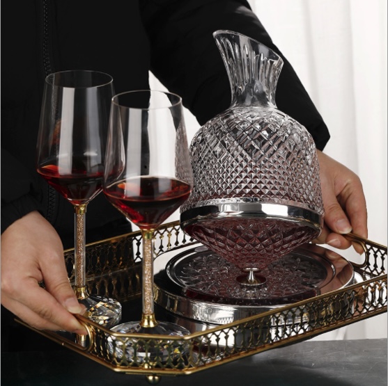 BÌNH THỞ XOAY TRÒN PATRICK SPIN DECANTER