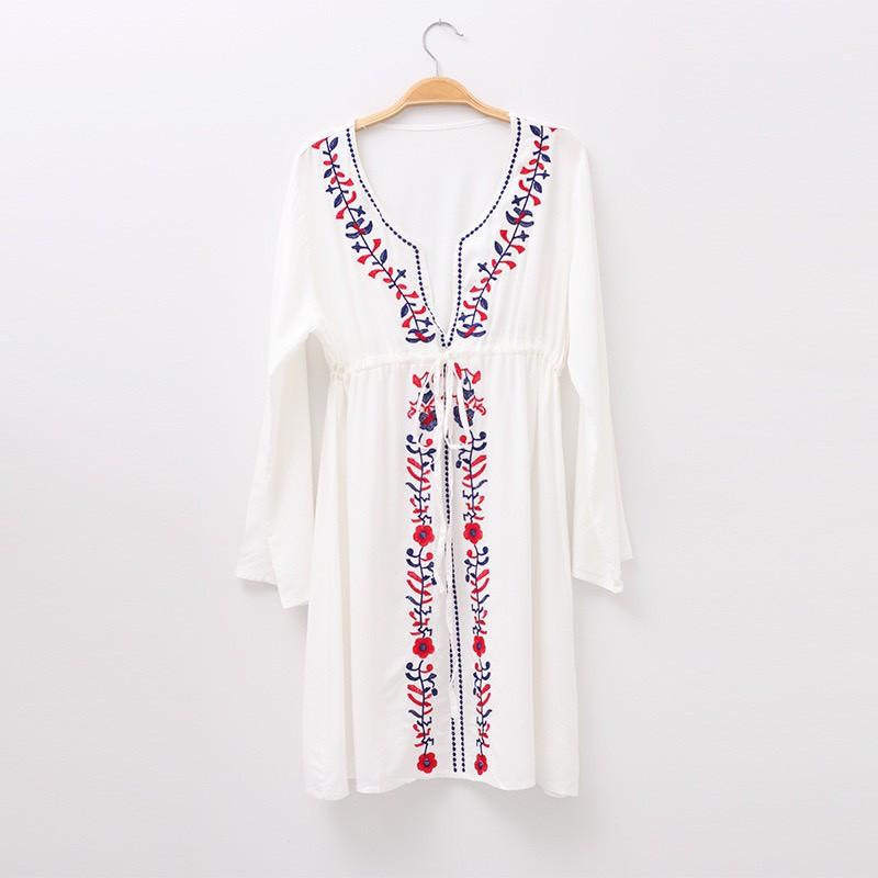 Áo choàng maxi nữ đi biển Lylylorem C22