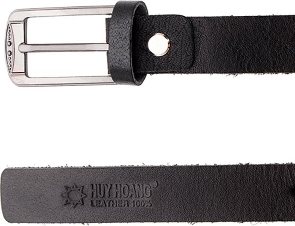 Dây Thắt Lưng Nữ Da Bò 1 Lớp Huy Hoàng HT5102 - Đen