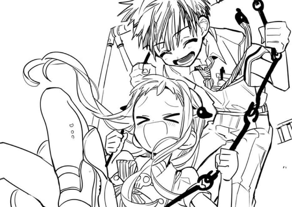 những mẫu truyện nhỏ của hanako do fan vẽ chapter 17 5