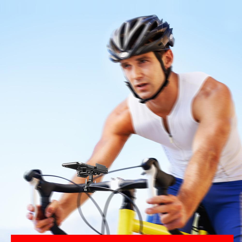 Giá Đỡ Điện Thoại Bằng Nhôm Xe Máy Xe Đạp Cho Xe Đạp Scooter Tay Lái 3,5 - 7,0 Inch