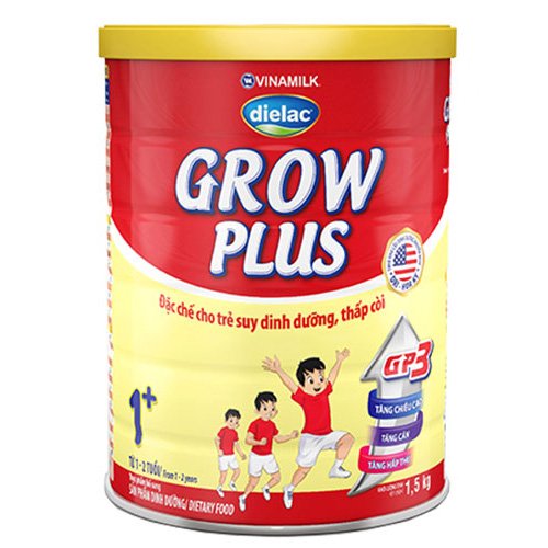 HỘP SỮA BỘT VINAMILK DIELAC GROW PLUS 1+ 1.5KG (CHO TRẺ TỪ 1 - 2 TUỔI)