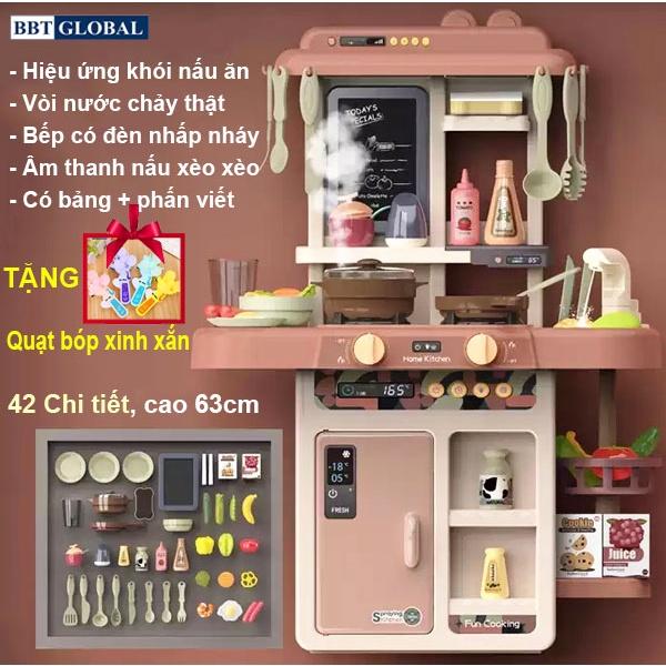 Đồ chơi nấu ăn nhà bếp cho bé nhiều chức năng , đa dạng kích thước BBT Global  mẫu mới 2021