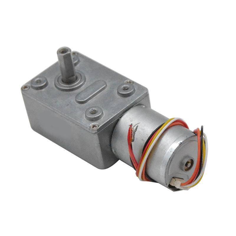Động cơ giảm tốc trục vít không chổi than 370 DC giá thấp nhất với động cơ giảm tốc tự khóa, mô-men xoắn cao, độ bền cao và tuổi thọ cao