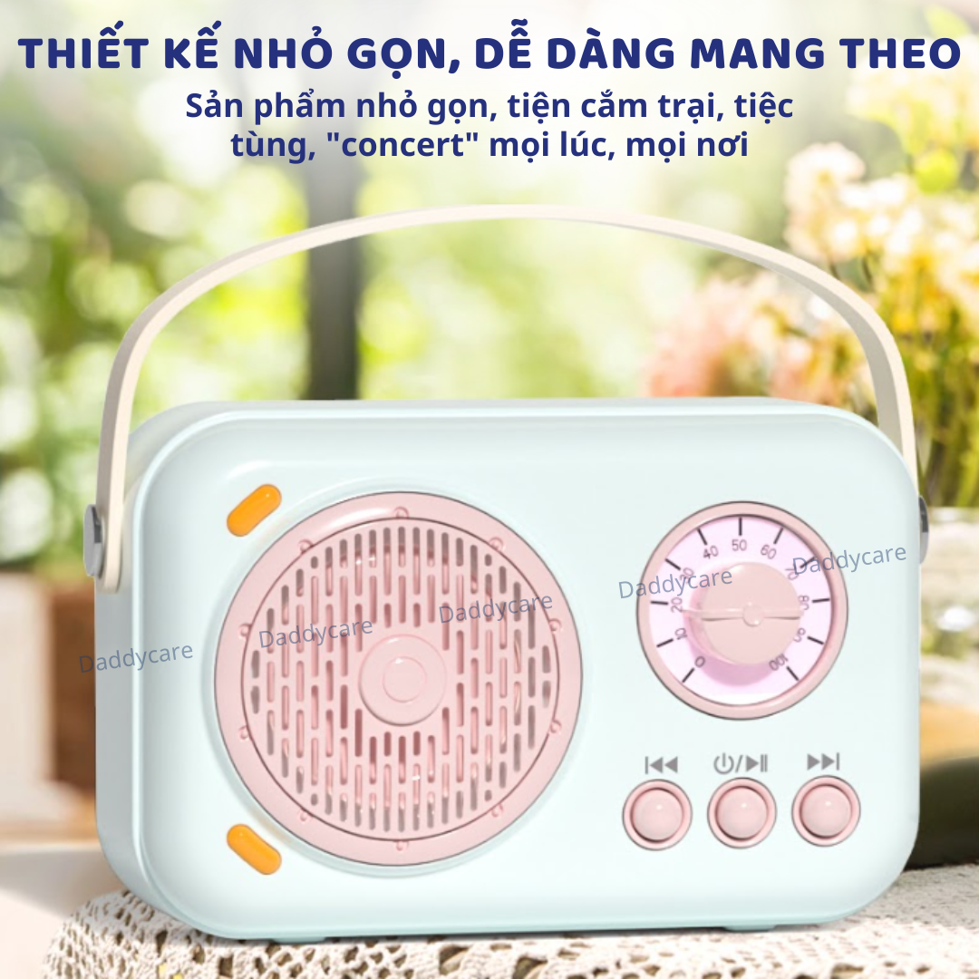 Loa hát karaoke mini bluetooth cho bé kèm mic hàng chính hãng Mideer Versatile singalone microphone