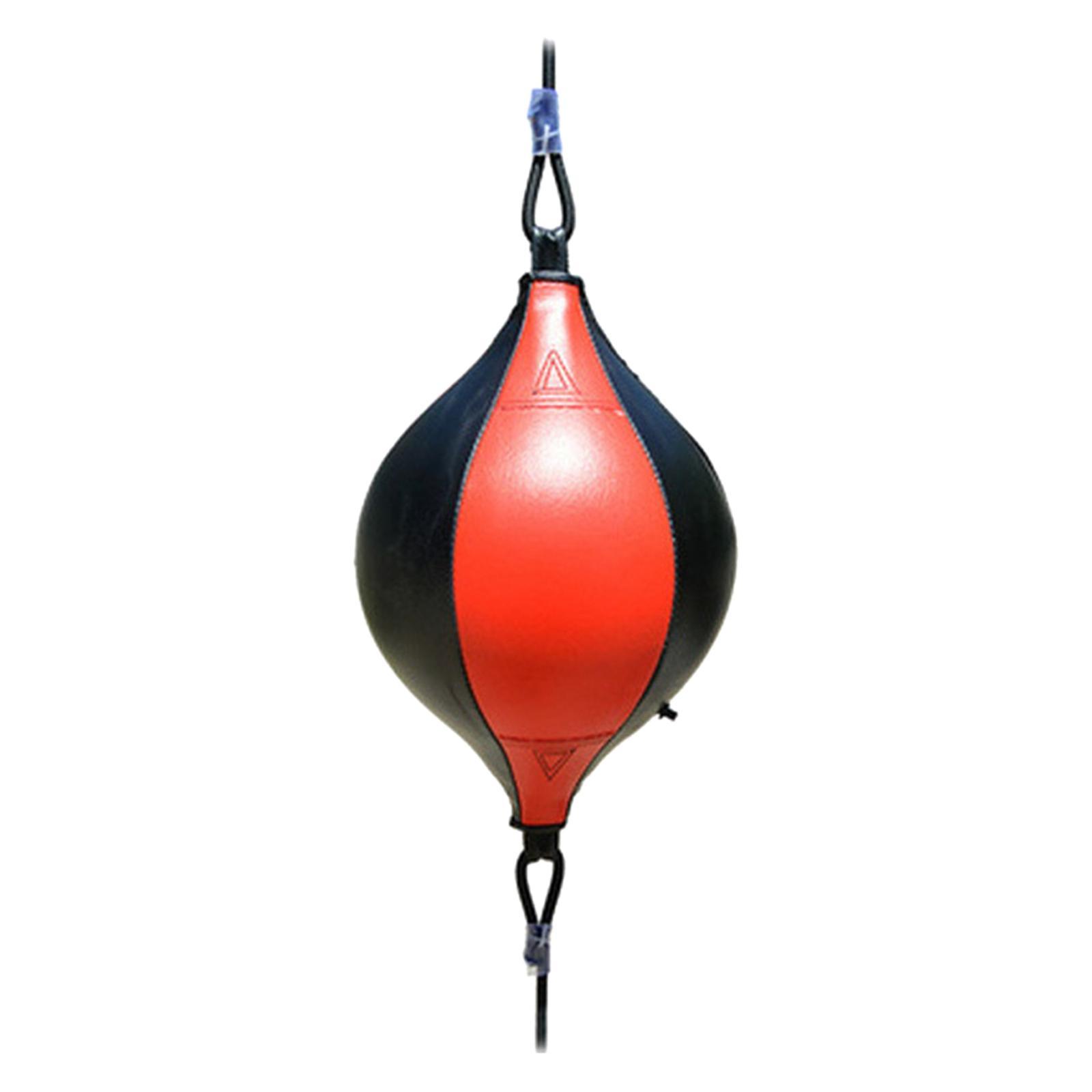 Double End Punching Ball Boxing Hanging Workout training Red Black