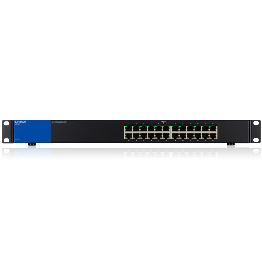 Switch Linksys LGS124-AP Unmanaged 24-Port Business Gigabit - Hàng Chính Hãng