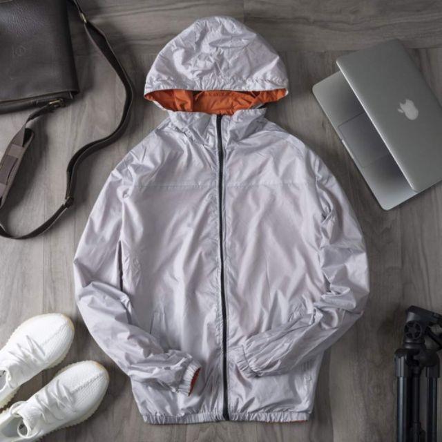 Áo khoác dù 2 lớp trơn có nón có size lớn người trên 80kg TN