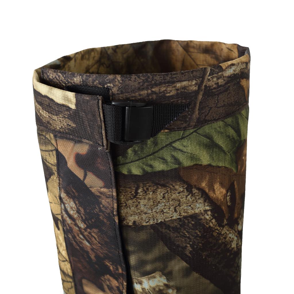 2pcs L Camo Outdoor Waterproof Snow Legging Gaiters Shoe Gaiters Boot Cover