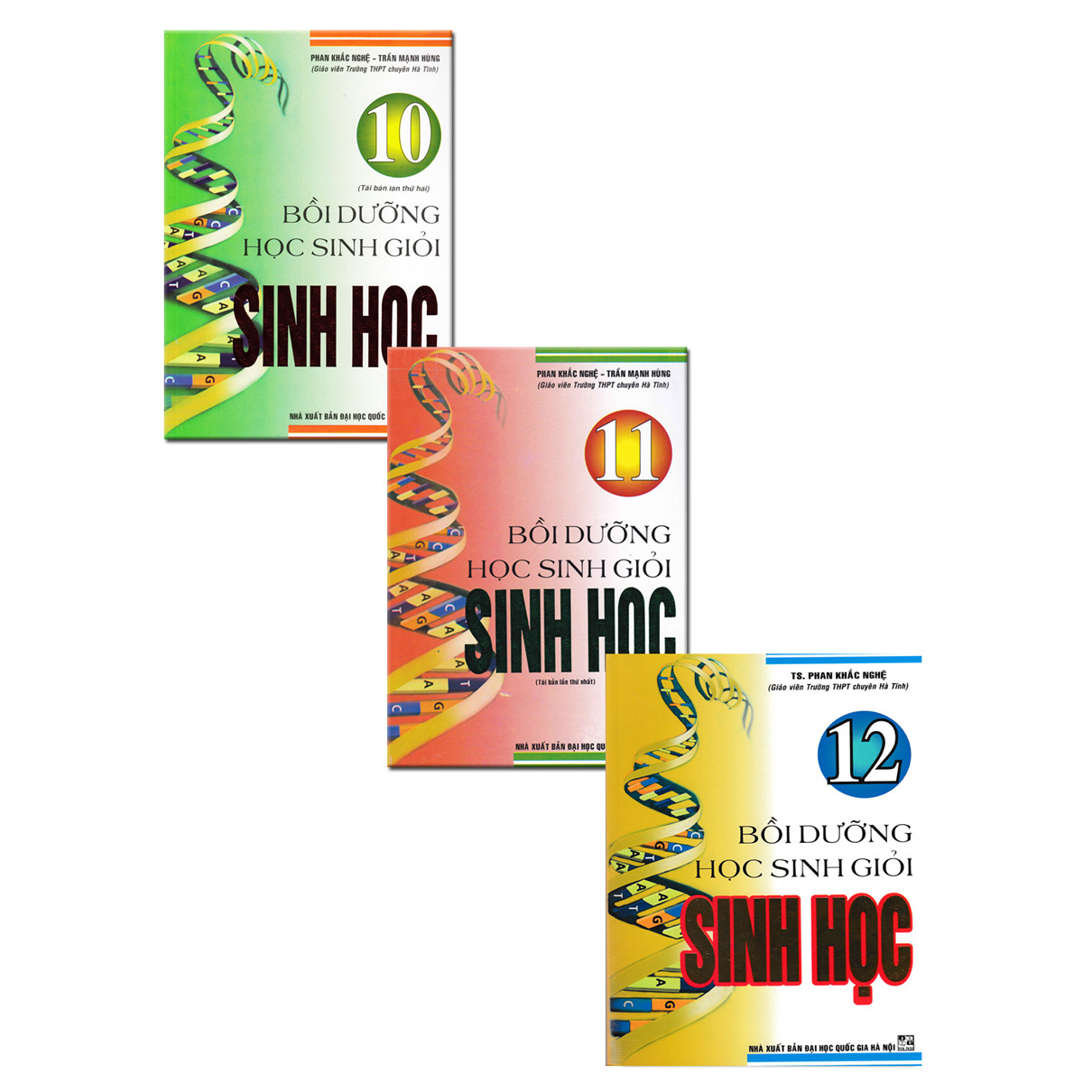 COMBO BỒI DƯỠNG HỌC SINH GIỎI SINH HỌC - PHAN KHẮC NGHỆ 10 - 11 - 12