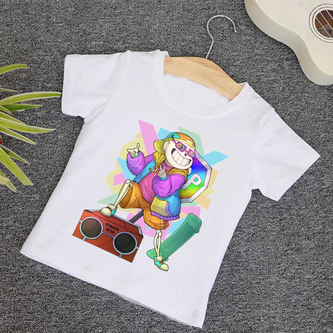 Áo thun in hình game Undertale Sans cho bé trai bé gái có đủ size từ 10kg