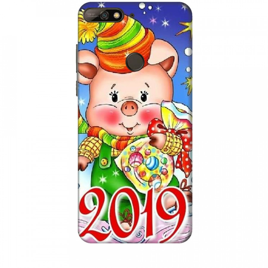Ốp lưng dành cho điện thoại HUAWEI Y7 PRO 2018 Heo Xuân 2019