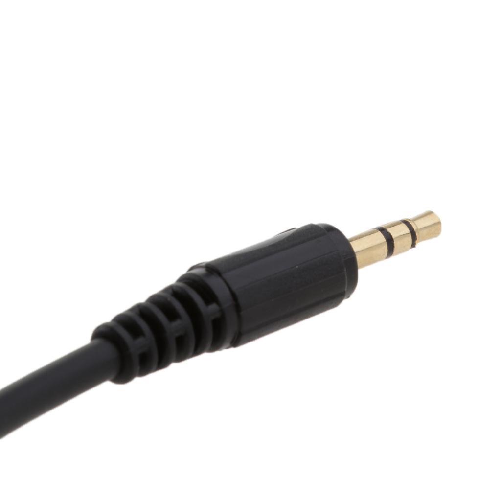 Car Aux Cable 3.5mm Male Jack Input Cable Stereo Audio Adapter For E46