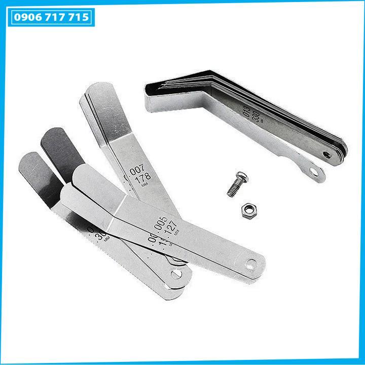 Thước đo khe hở - Thước căn lá inox 0.127-0.508mm - Thước lá đo khe hở bằng thép không gỉ