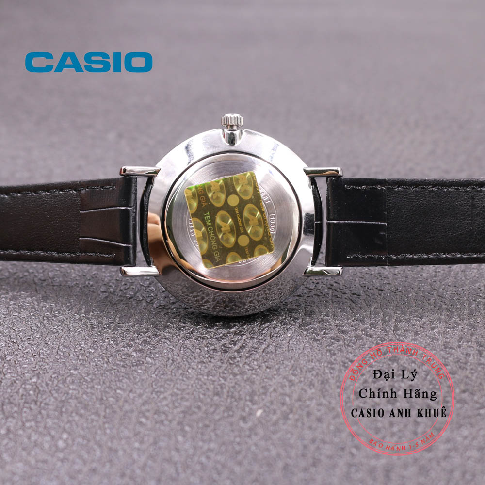 Đồng hồ Casio nữ dây da LTP-VT01L-1BUDF (34mm)
