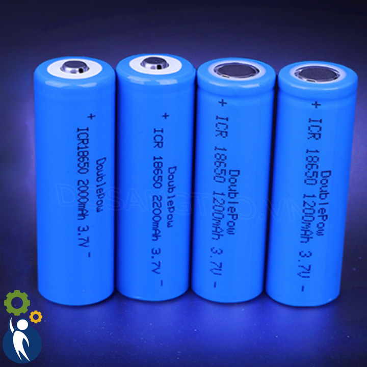 Pin 18650 3.7V Dung Lượng 1500mAh Đầu Bằng