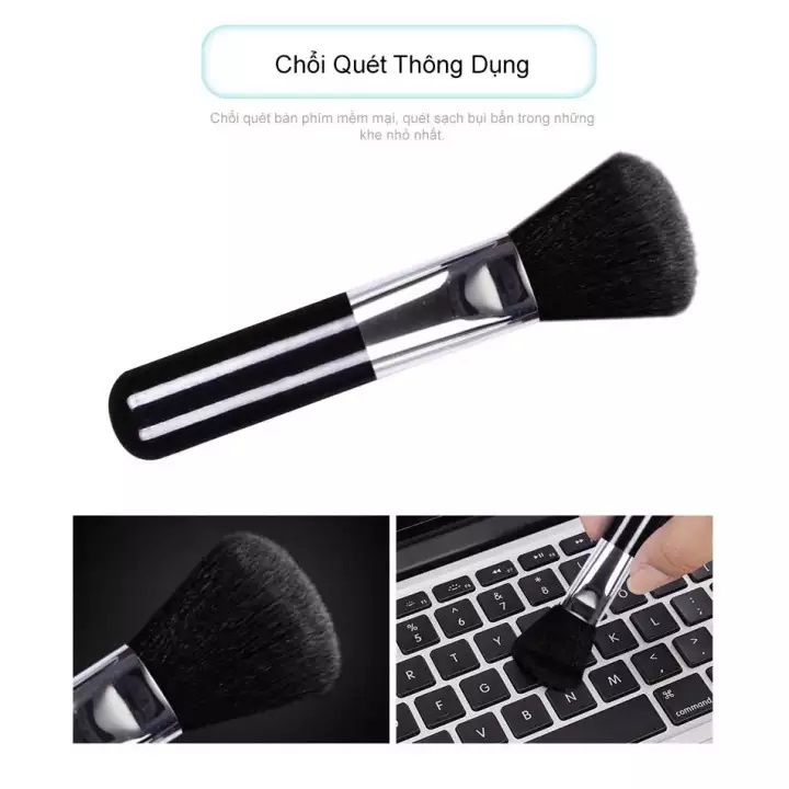 Bộ Vệ Sinh Laptop Cao Cấp 5 IN 1 - Dành Cho Macbook, Máy Ảnh, Ống Kính/Lens, Màn Hình, Bàn Phím, Điện Thoại