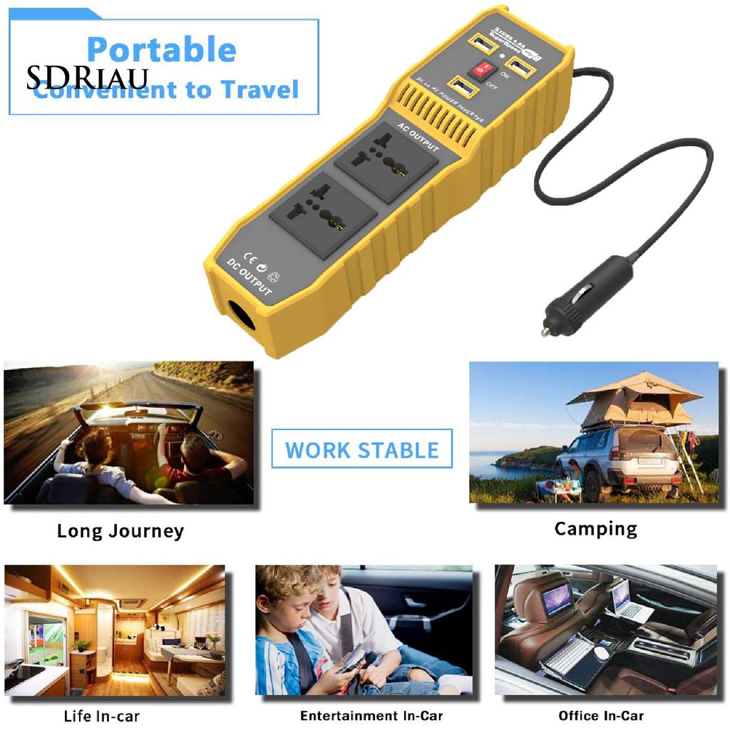 Bộ Chuyển Đổi Nguồn Điện Nhanh Xqxdzx Với 3 Cổng Usb Cho Xe Hơi
