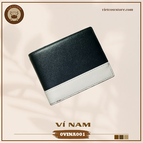 Ví Nam, Bóp Nam Da Bò Saffiano VietCow_0VINA001