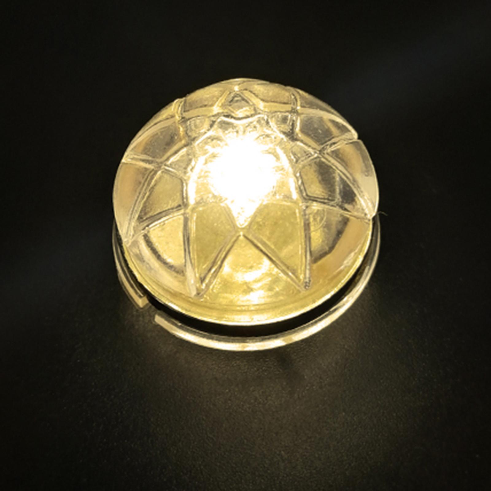 1/12 Dollhouse Miniature LED Ceiling Light Lamp Battery