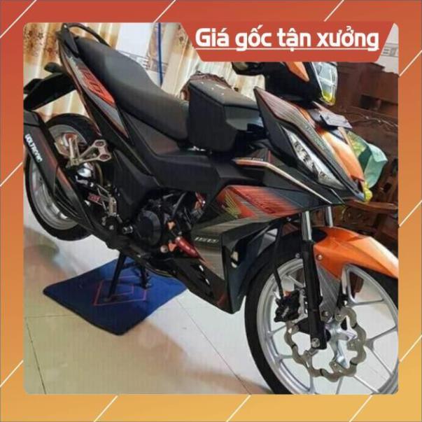 Tem rời sọc winner cam đen