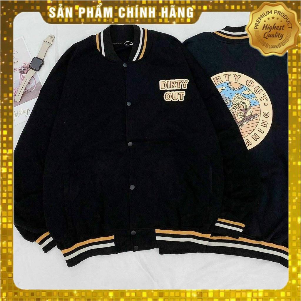 Áo Khoác Nỉ PE kiểu Bomber Unisex -K089_PY