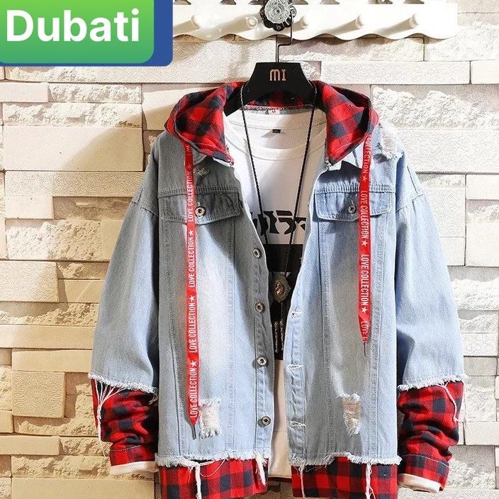 ÁO KHOÁC JEAN NAM NỮ CHẤT BÒ NÓN VẢI NỈ CAO CẤP PHONG CÁCH UNISEX NHẬT BẢN - DUBATI FASHION