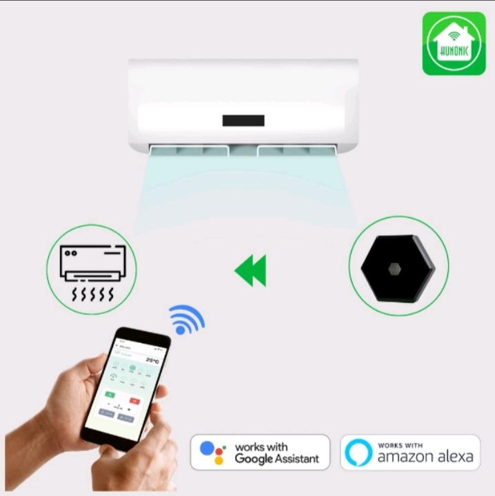 Điều khiển hồng ngoại Hunonic IR Smart thiết bị tivi, điều hoà, dàn âm thanh, đầu KTS, quạt, từ xa qua điện thoại